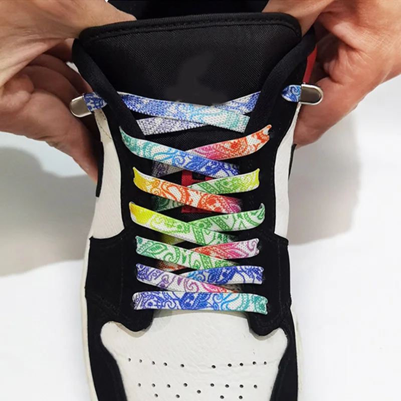 Elastic No Tie Shoelaces Cashew Flower Color Flat Sneakers Shoelace Metal Lock Lazy Laces for Kids Adult One Size Fits all shoes
Elastic No Tie Shoelaces Cashew Flower Color Flat Sneakers Shoelace Metal Lock Lazy Laces for Kids Adult One Size Fits all shoes