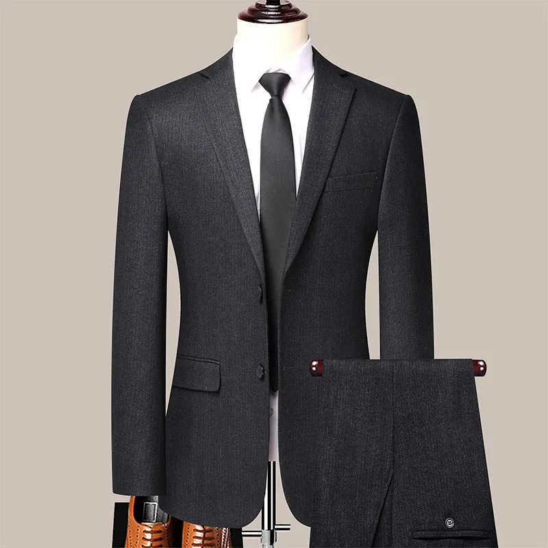 High Quality (Blazer+ Trousers) Men British Style Business Elegant Simple Casual Wedding Party Performance Suit Slim Two Pieces
High Quality (Blazer+ Trousers) Men British Style Business Elegant Simple Casual Wedding Party Performance Suit Slim Two Pieces