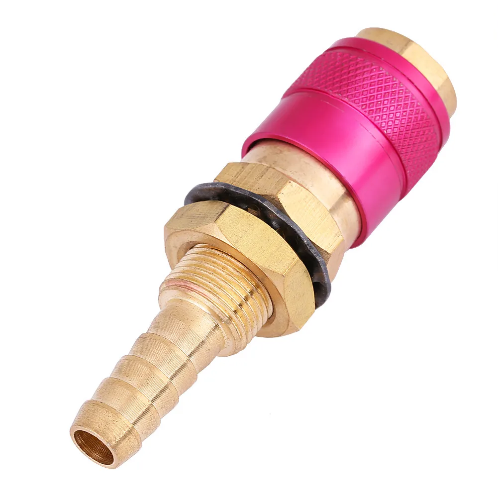 Parts Quick Connector Kit Brass For MIG TIG Welding Torch Gas Adapter Hose Fitting Red/yellow/ Blue Water Cooled
Parts Quick Connector Kit Brass For MIG TIG Welding Torch Gas Adapter Hose Fitting Red/yellow/ Blue Water Cooled