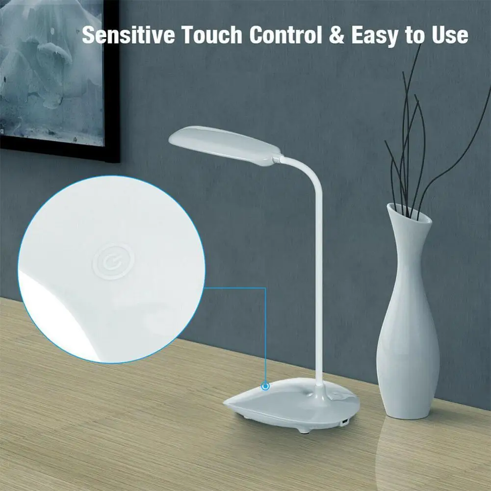 Table Lamp LED Desk Lamp 3 Step Dimmable Foldable Gooseneck Eye-protect Study Reading Lamp USB Plug-in Small Light Lighting
Table Lamp LED Desk Lamp 3 Step Dimmable Foldable Gooseneck Eye-protect Study Reading Lamp USB Plug-in Small Light Lighting