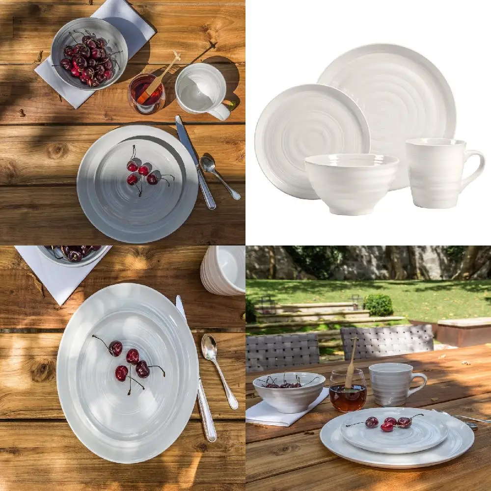 Guests Elegant 16-Piece White Porcelain Dinnerware Set - Perfect for Everyday Use or Entertaining Guests with Premium Plates.
Guests Elegant 16-Piece White Porcelain Dinnerware Set - Perfect for Everyday Use or Entertaining Guests with Premium Plates.