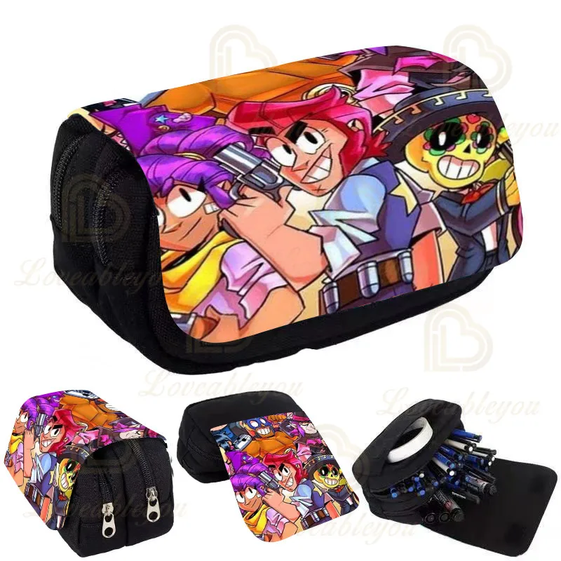 Kids Double Layer Pencil Box Shoot Stars Print Pencil Case Game Canvas Stretch Large Capacity Cute School Stationery
Kids Double Layer Pencil Box Shoot Stars Print Pencil Case Game Canvas Stretch Large Capacity Cute School Stationery