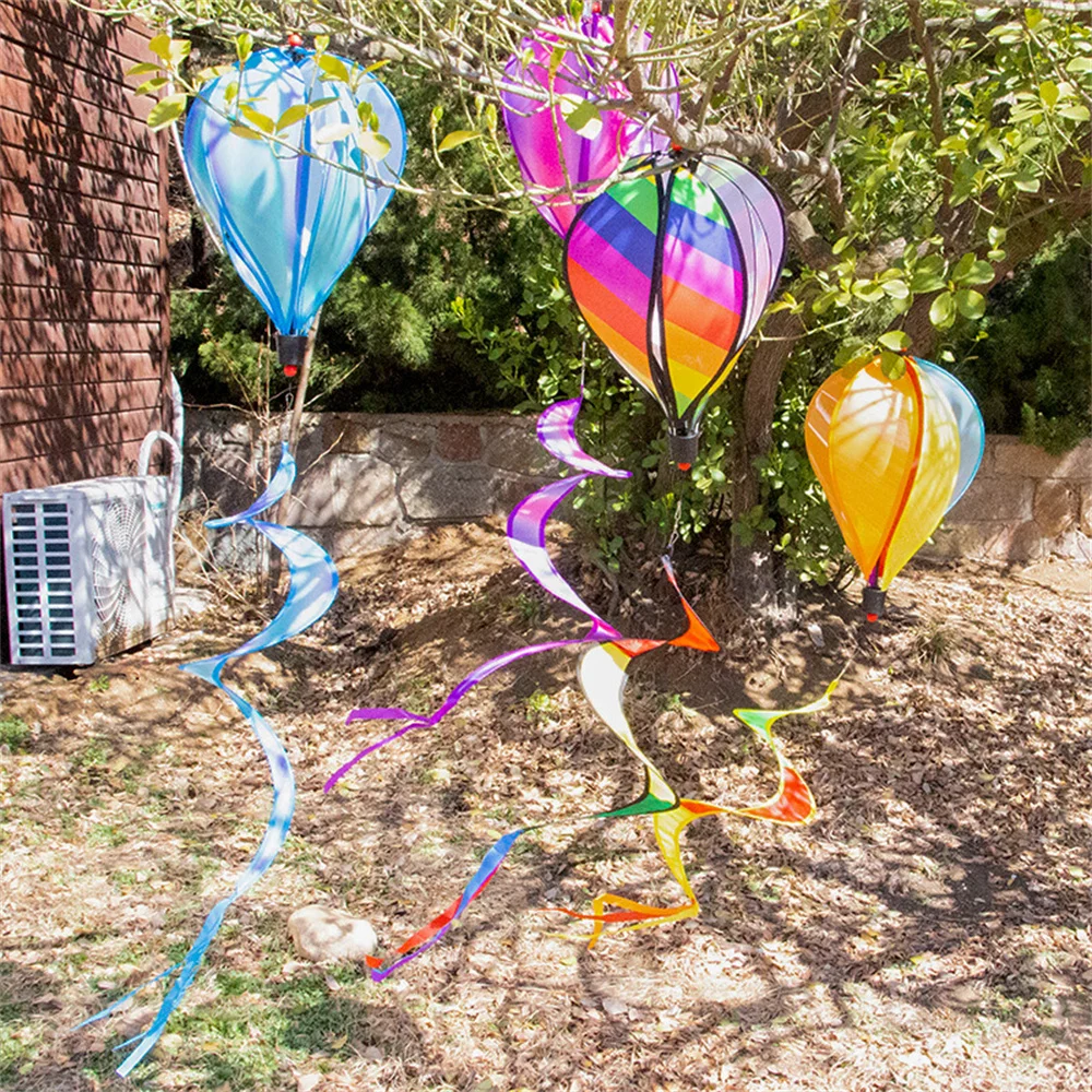 Hot Air Balloon Wind Spinner Rainbow Kinetic Hanging Wind Twister Decoration for Family Home Front Yard Garden Outdoor Windmill
Hot Air Balloon Wind Spinner Rainbow Kinetic Hanging Wind Twister Decoration for Family Home Front Yard Garden Outdoor Windmill