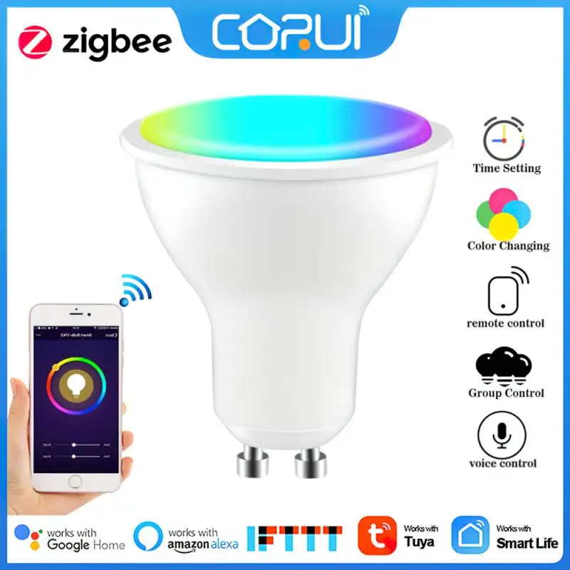 Led Light Bulb Tuya Zigbee Smart Gu10 Light Bulb Voice Control Work With Alexa Google Home Dimmable Lamp Smart Home 100-240v
Led Light Bulb Tuya Zigbee Smart Gu10 Light Bulb Voice Control Work With Alexa Google Home Dimmable Lamp Smart Home 100-240v