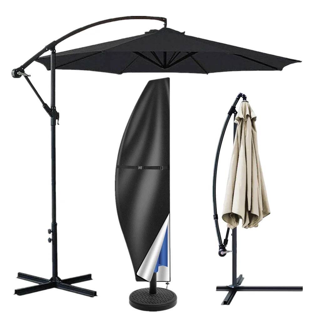 Patio Umbrella Cover Waterproof Anti-UV Rain Wind Dust 210D Parasol Covers with Push Rod for 9-13ft Cantilever Umbrellas Cover
Patio Umbrella Cover Waterproof Anti-UV Rain Wind Dust 210D Parasol Covers with Push Rod for 9-13ft Cantilever Umbrellas Cover
