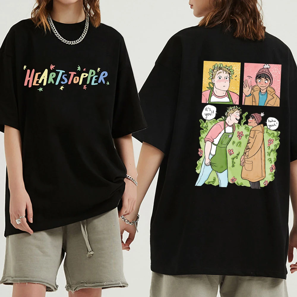 New Heartstopper T Shirt Nick and Charlie Romance Tv Series Printed Short Sleeve Tee Tops Heartstopper Top
New Heartstopper T Shirt Nick and Charlie Romance Tv Series Printed Short Sleeve Tee Tops Heartstopper Top
