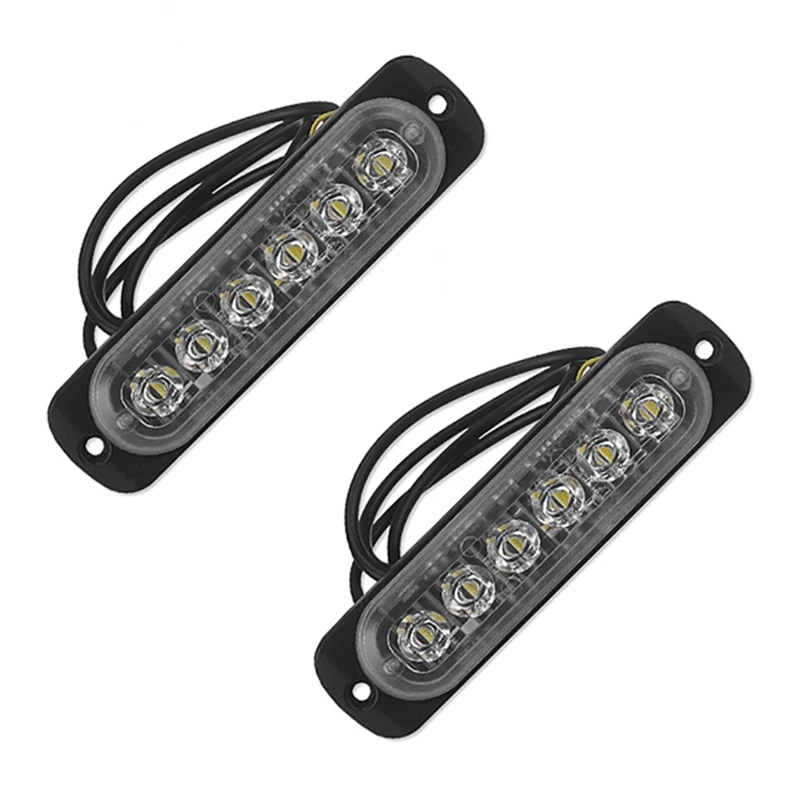 2X 12V-24V 6LED Light Flash Emergency Car Vehicle Warning Strobe Flashing White And Yellow
2X 12V-24V 6LED Light Flash Emergency Car Vehicle Warning Strobe Flashing White And Yellow