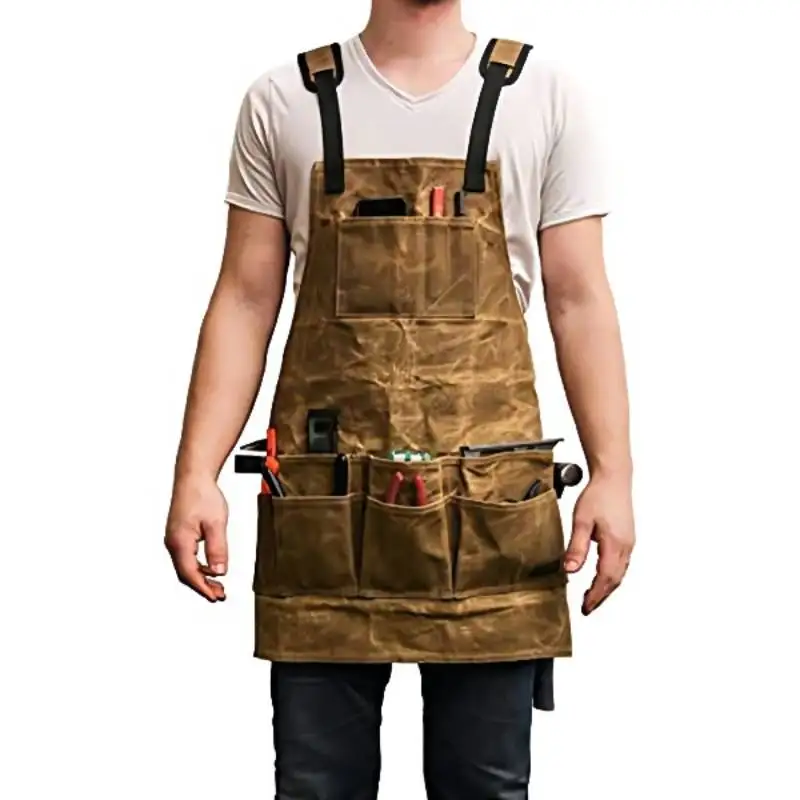 Multi-purpose tool multi-pocket apron garden multi-purpose repair apron barbecue cooking apron man's logo Dropshipping 
Multi-purpose tool multi-pocket apron garden multi-purpose repair apron barbecue cooking apron man's logo Dropshipping