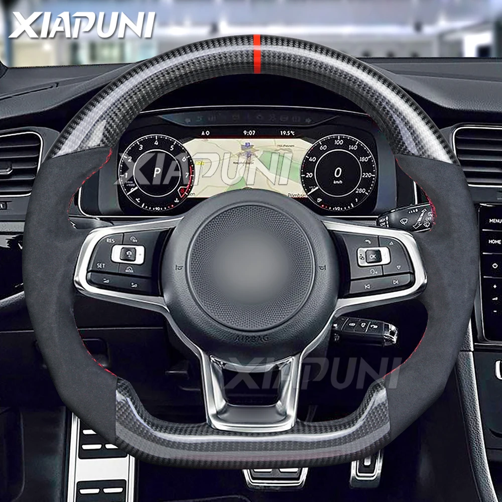 Рулевое колесо из углеродного волокна для VW GTI MK7 Golf 7R 2015-2017, рулевое колесо из алькантары из углеродного волокна, Гоночное колесо на заказ
Рулевое колесо из углеродного волокна для VW GTI MK7 Golf 7R 2015-2017, рулевое колесо из алькантары из углеродного волокна, Гоночное колесо на заказ
