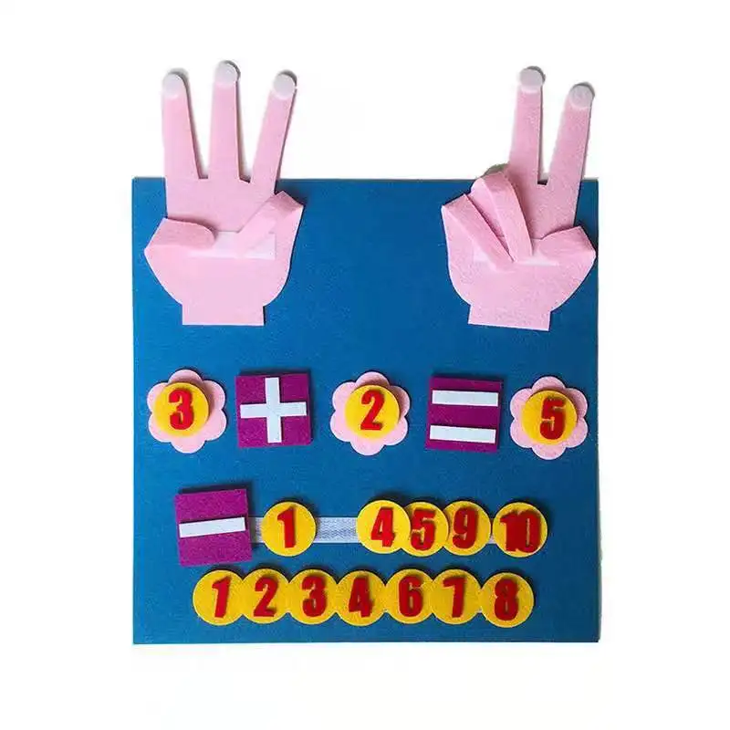Counting Early Learning For Toddlers Intelligence Develop Kid Montessori Toys Felt Finger Numbers Math Toy Children 30*30cm
Counting Early Learning For Toddlers Intelligence Develop Kid Montessori Toys Felt Finger Numbers Math Toy Children 30*30cm