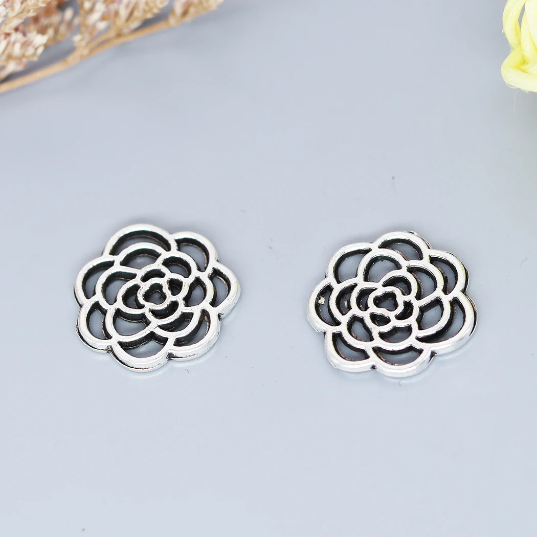 20 шт., подвески в виде цветка, античное серебряное покрытие, античная бронза, подвеска для браслета, Ювелирная фурнитура
20 шт., подвески в виде цветка, античное серебряное покрытие, античная бронза, подвеска для браслета, Ювелирная фурнитура