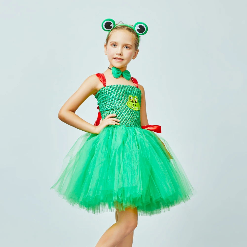 Disney Little Frog Cute Suit Children's Festival Party Costumes Girl Dress Sleeveless Halloween Birthday Party Fluffy Tutu Skirt
Disney Little Frog Cute Suit Children's Festival Party Costumes Girl Dress Sleeveless Halloween Birthday Party Fluffy Tutu Skirt