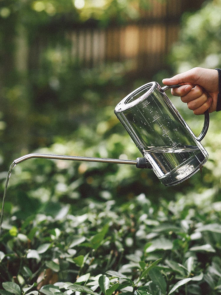 Stainless steel long mouth plastic watering can household watering pot fertilizer pot flower pot watering flower planting
Stainless steel long mouth plastic watering can household watering pot fertilizer pot flower pot watering flower planting