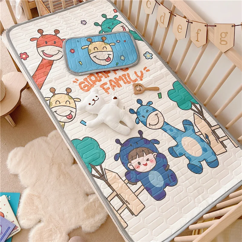 2 Pcs/Set Cartoon Latex Baby Bed Mattresses Baby Crib Bed Mattress Anti Skid Ice Silk Air Conditioning Newborn Latex Mattress
2 Pcs/Set Cartoon Latex Baby Bed Mattresses Baby Crib Bed Mattress Anti Skid Ice Silk Air Conditioning Newborn Latex Mattress