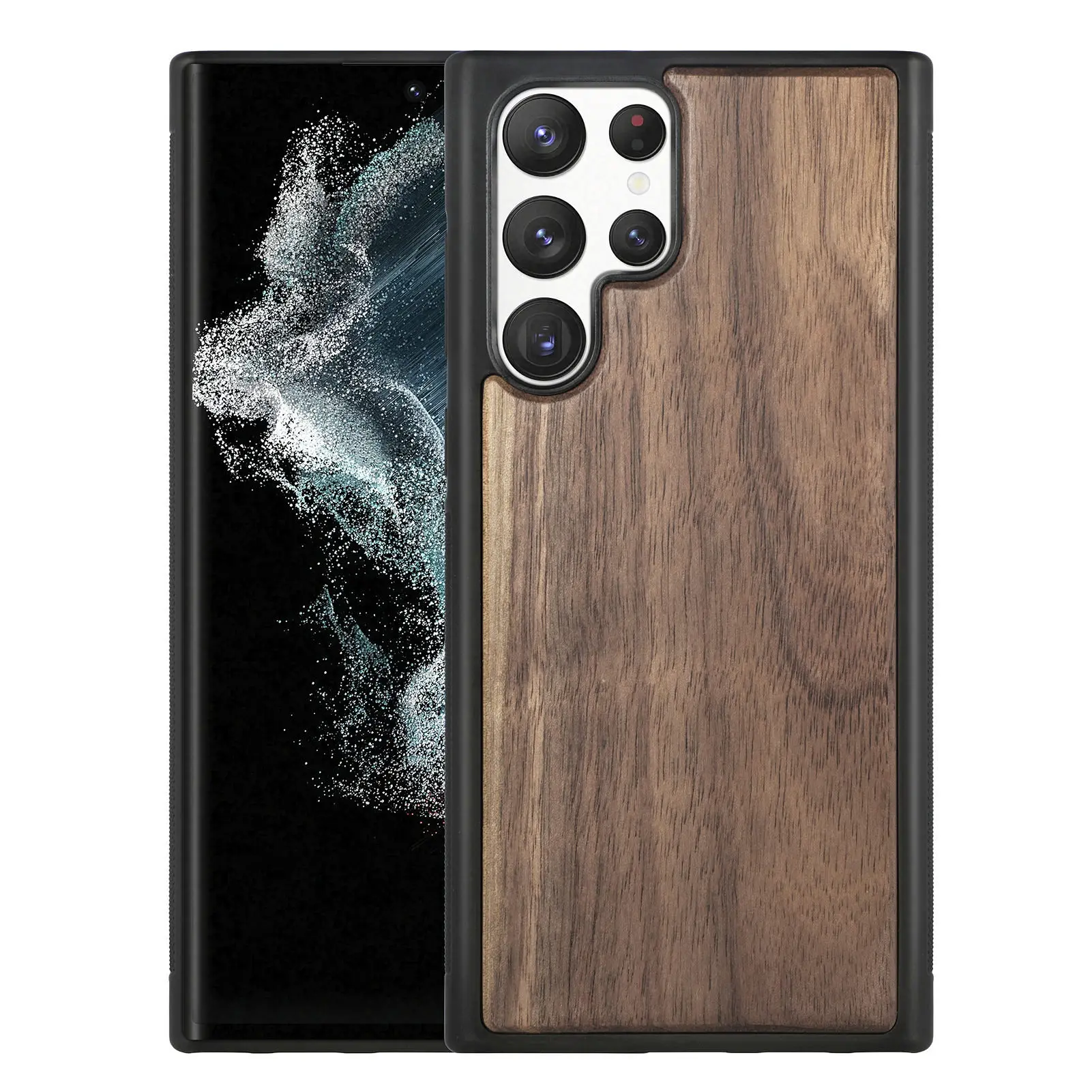 Natural Wood Phone Case For Samsung Galaxy S22 Ultra Wood Veneer Back Cover For Samsung Galaxy S22 Plus Flexible TPU Frame Case
Natural Wood Phone Case For Samsung Galaxy S22 Ultra Wood Veneer Back Cover For Samsung Galaxy S22 Plus Flexible TPU Frame Case