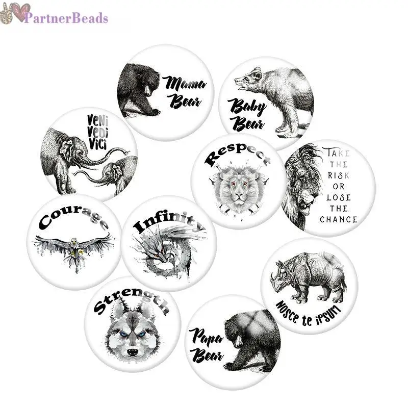 Black and white animal Round Photo Glass Cabochon Demo Flat Back Making Findings 20mm Snap Button N4291
Black and white animal Round Photo Glass Cabochon Demo Flat Back Making Findings 20mm Snap Button N4291