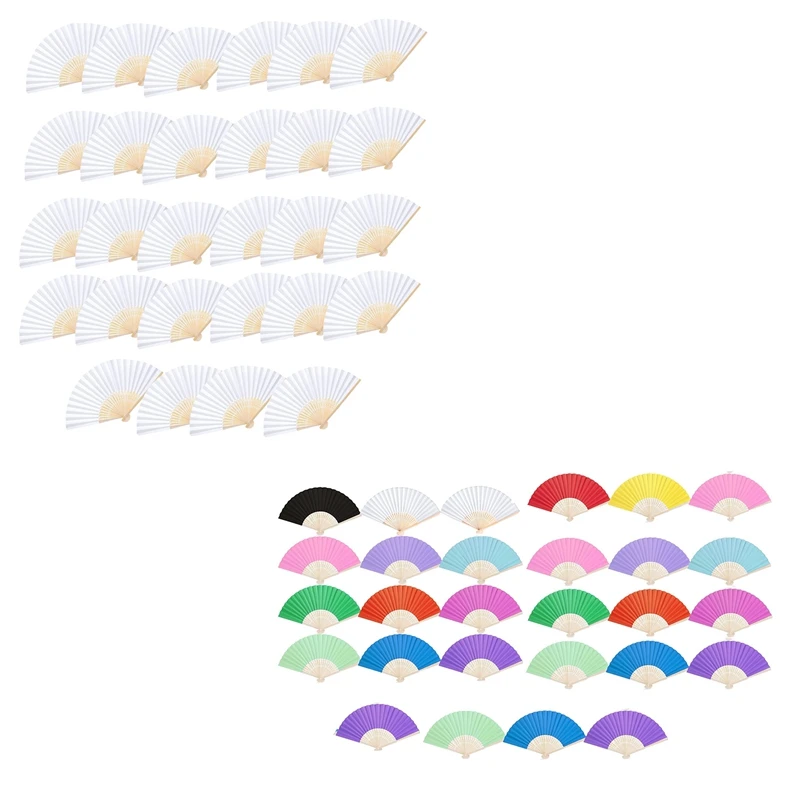 28PCS Handheld Folding Fans Foldable Bamboo Fans For Wedding DIY Crafting Wall Decor Party Favors White
28PCS Handheld Folding Fans Foldable Bamboo Fans For Wedding DIY Crafting Wall Decor Party Favors White