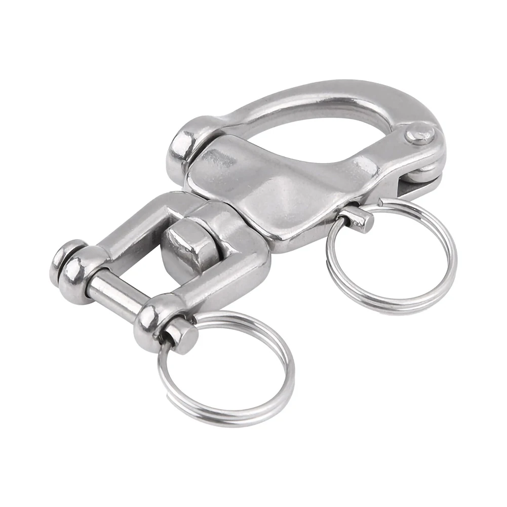 High Quality Swivel Shackle Boat Parts Spare Parts Spring Rotatable Sailboat Sailing Silver 316 Stainless Steel
High Quality Swivel Shackle Boat Parts Spare Parts Spring Rotatable Sailboat Sailing Silver 316 Stainless Steel