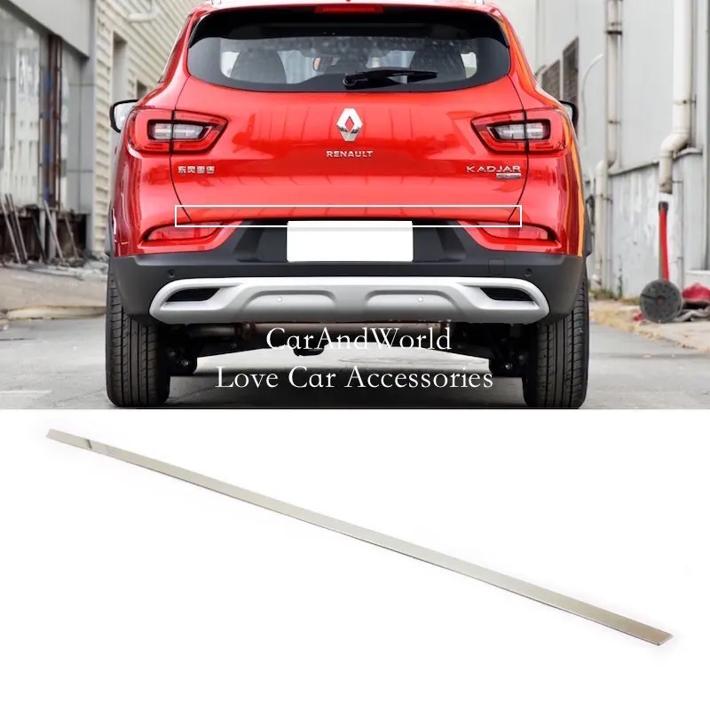 Stainless Steel Rear Trunks Strips Tail Door Gate Edge Decorative Trims Car Accessories For Renault Kadjar 2015 2016 2017-2019
Stainless Steel Rear Trunks Strips Tail Door Gate Edge Decorative Trims Car Accessories For Renault Kadjar 2015 2016 2017-2019