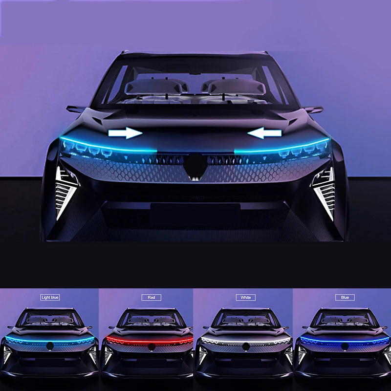 12v Car Scan Lighting Daytime Running Light Car Hood Light Strip Waterproof Auto Diy Cutter Lights Decorative Ambient Neon Lamp
12v Car Scan Lighting Daytime Running Light Car Hood Light Strip Waterproof Auto Diy Cutter Lights Decorative Ambient Neon Lamp