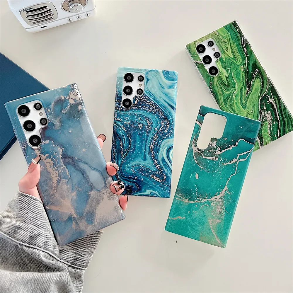 

Marble Phone Case For Samsung Galaxy S20 FE S21 S22 Plus Note 20 Ultra A51 A71 A53 A52 A72 A33 A32 A13 Shockproof Cover