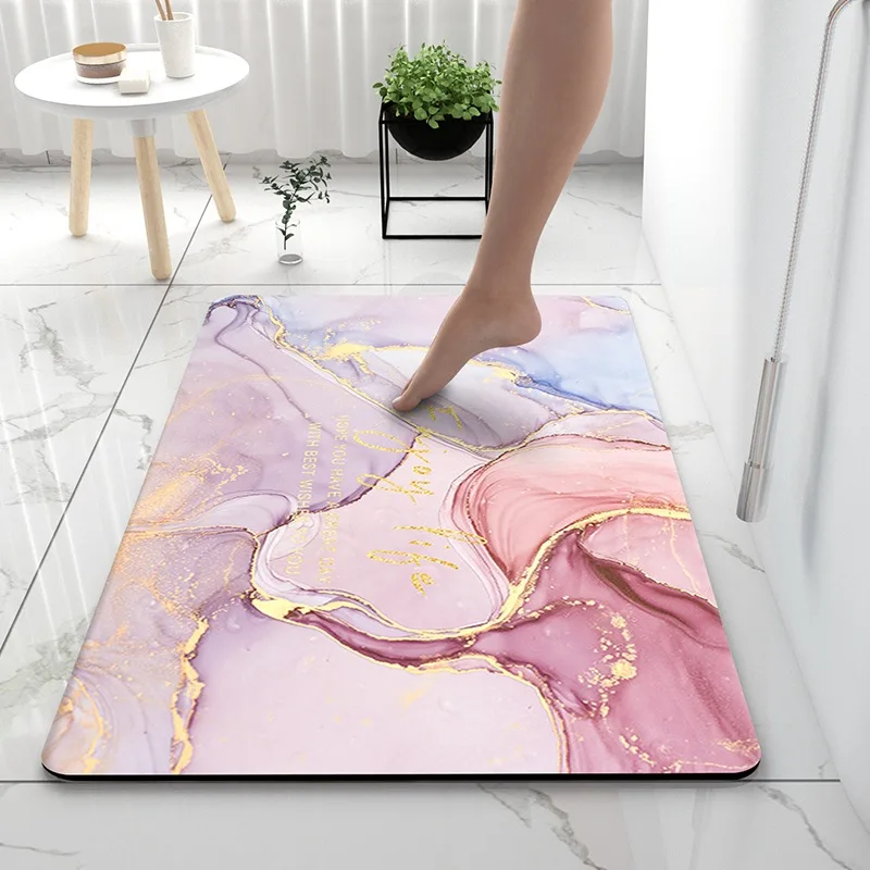 Bathroom soft diatom mud absorbent floor mat toilet toilet door quick drying foot mat entry door mat anti-skid mat
Bathroom soft diatom mud absorbent floor mat toilet toilet door quick drying foot mat entry door mat anti-skid mat