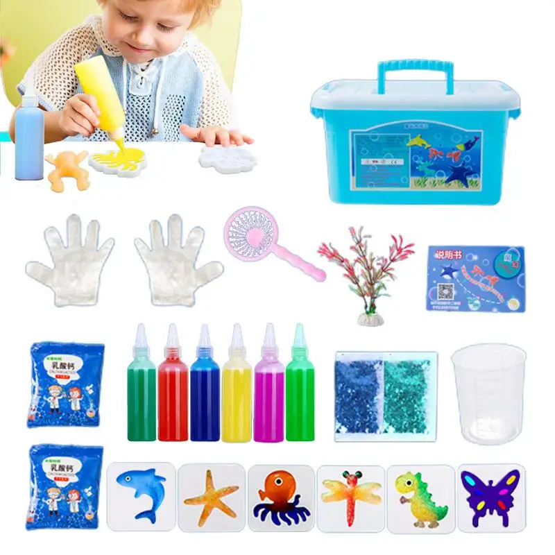 Handmade Water Toys Water Animal Beads Kit Cartoon Style DIY Sea Creature Figure Making Set For Kids Birthday Handmade Water
Handmade Water Toys Water Animal Beads Kit Cartoon Style DIY Sea Creature Figure Making Set For Kids Birthday Handmade Water