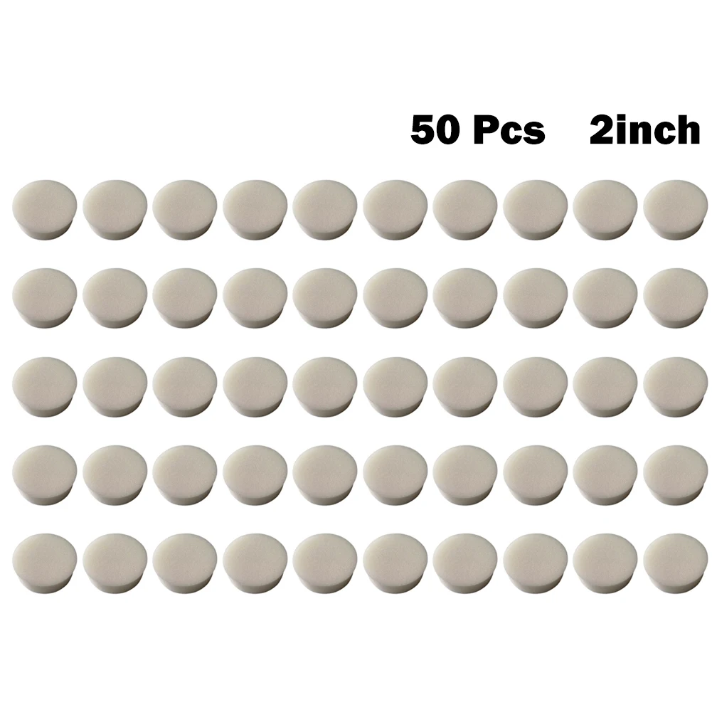 50PCS Sponge Buffing Pads Kit High High Quality Foam Polishing Pads 2inch Sanding Disc For Car Waxing Polishing Auto Parts
50PCS Sponge Buffing Pads Kit High High Quality Foam Polishing Pads 2inch Sanding Disc For Car Waxing Polishing Auto Parts