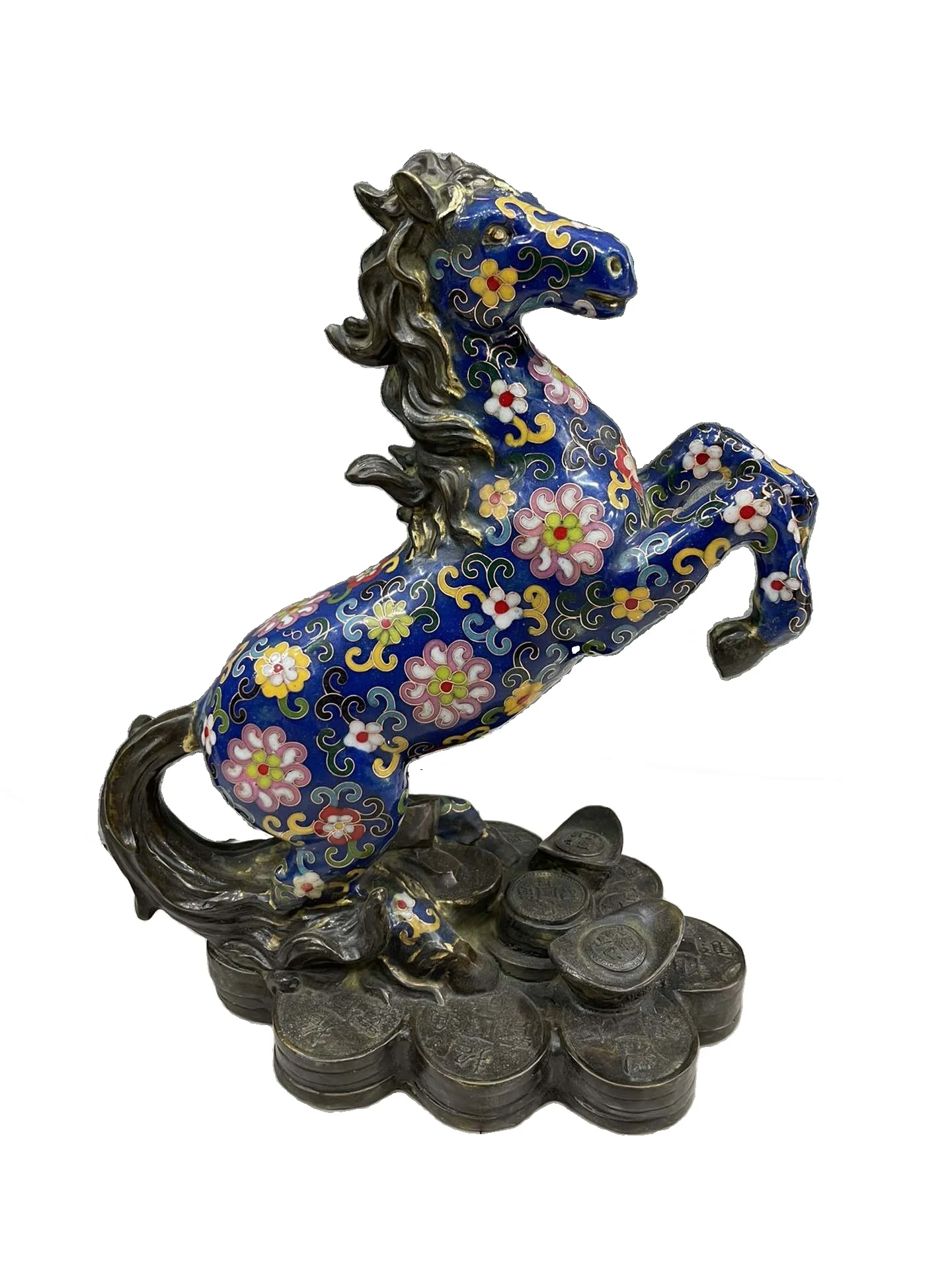 MOZART Fine Copper Tire Handmade Filigree Enamel Cloisonne Money Horse Chinese Traditional Style Antiques Fine Art Gifts Crafts
MOZART Fine Copper Tire Handmade Filigree Enamel Cloisonne Money Horse Chinese Traditional Style Antiques Fine Art Gifts Crafts