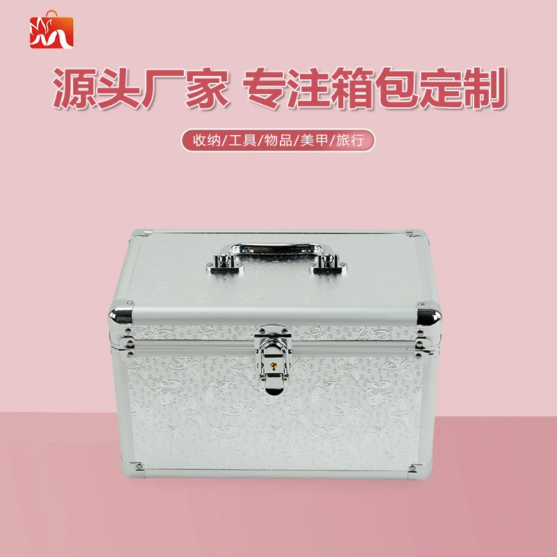 Aluminum Alloy Makeup Case, Double Layer Large Capacity Portable Storage Box, Portable Nail Box, Beauty Salon Professional Toolb
Aluminum Alloy Makeup Case, Double Layer Large Capacity Portable Storage Box, Portable Nail Box, Beauty Salon Professional Toolb
