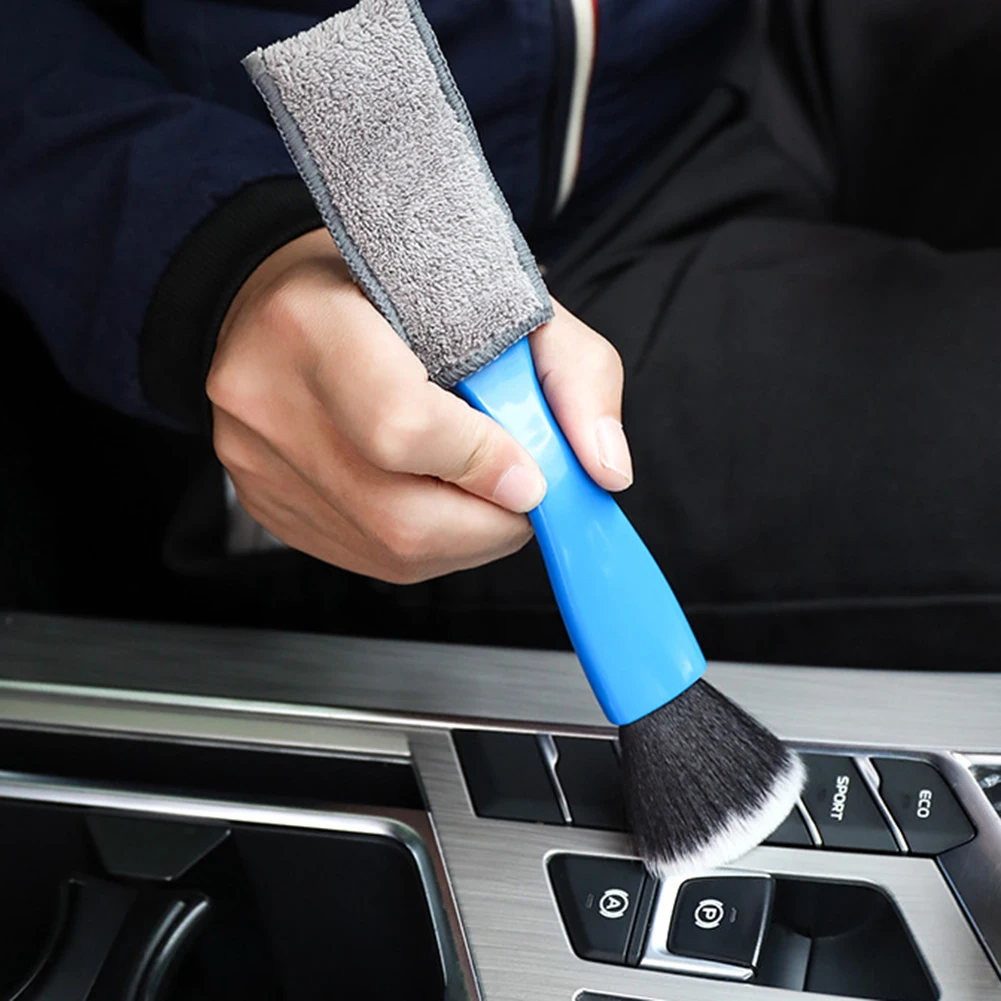 Car Cleaning Brush Dual-Head Detailing Brush Auto Cleaning Kit Tool for Wheel Air Vents Interior Exterior Leather Car Cleaner
Car Cleaning Brush Dual-Head Detailing Brush Auto Cleaning Kit Tool for Wheel Air Vents Interior Exterior Leather Car Cleaner