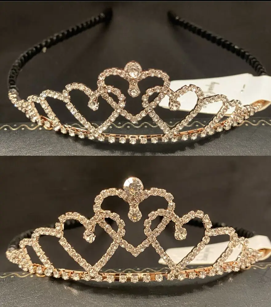 2 упаковки тиара Корона для девочек | Головная повязка (США Продавец)