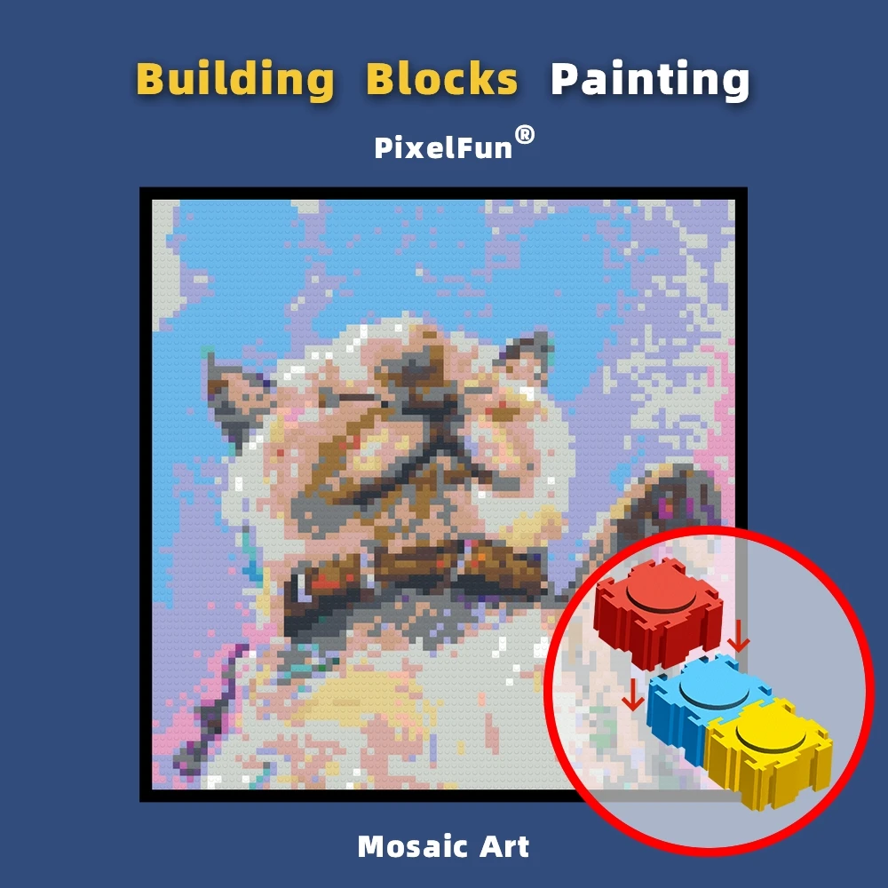 PixelFun P10102 Building Blocks Pixel Puzzle Digital Photo Custom For Children Painting Art Toy Cute Cat Animal Use Your Hands
PixelFun P10102 Building Blocks Pixel Puzzle Digital Photo Custom For Children Painting Art Toy Cute Cat Animal Use Your Hands
