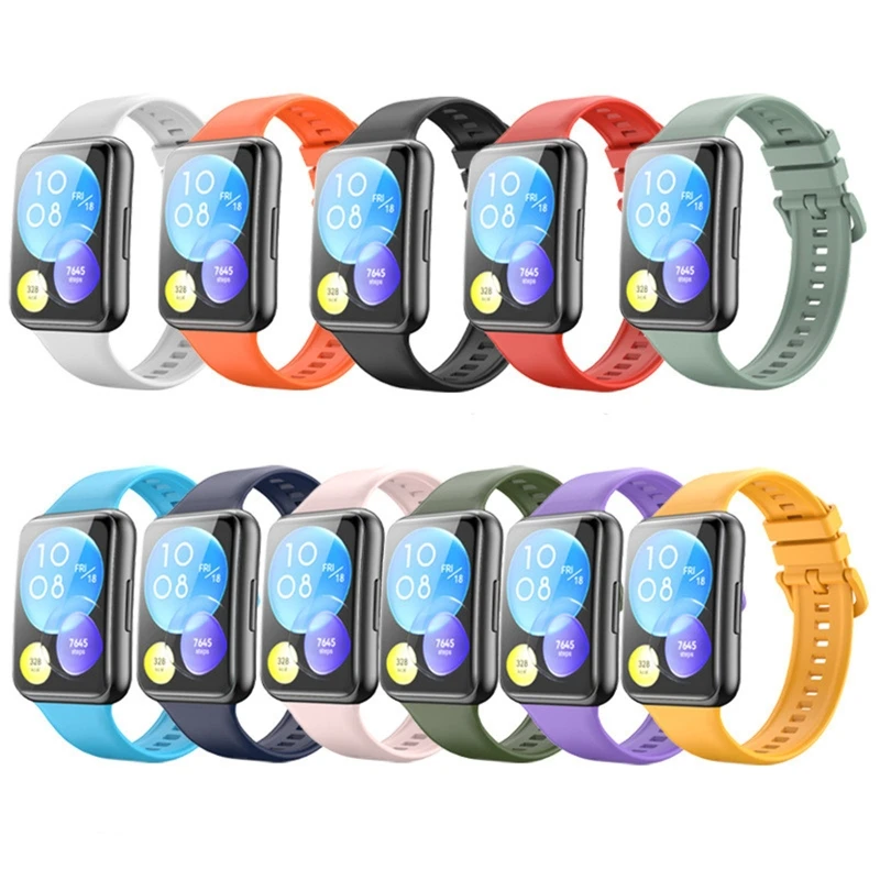 Smartwatch Silicone Band Compatible for Huawei Watch Fit 2 Wrist Strap Loop Bracelet Replacement Waterproof Belt Sweatproof
Smartwatch Silicone Band Compatible for Huawei Watch Fit 2 Wrist Strap Loop Bracelet Replacement Waterproof Belt Sweatproof