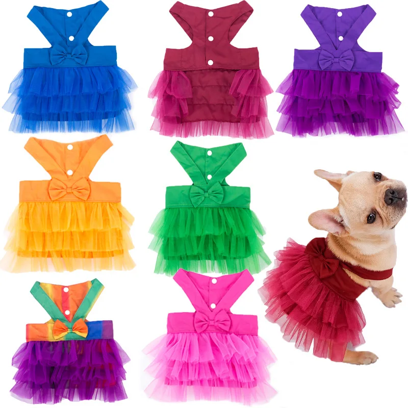 Dog Clothes Summer Suspender Tulle Dog Dress For Small Medium Dogs French Bulldog Puppy Evening Party Cake Skirt Weeding Dresses
Dog Clothes Summer Suspender Tulle Dog Dress For Small Medium Dogs French Bulldog Puppy Evening Party Cake Skirt Weeding Dresses