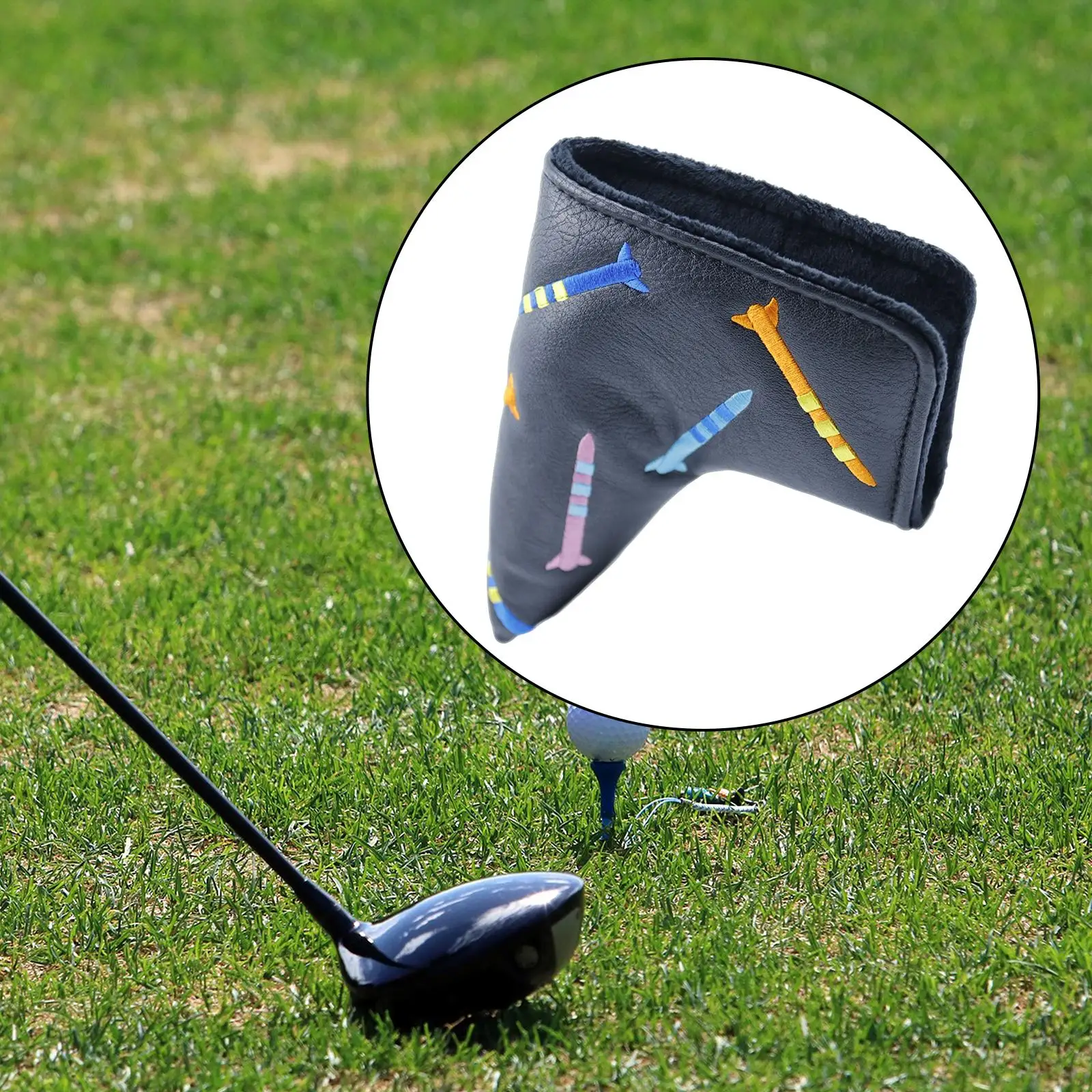 Putter Cover Golf Club Headcover Head Cover Waterproof Golf Club Protective for Outdoor Training
Putter Cover Golf Club Headcover Head Cover Waterproof Golf Club Protective for Outdoor Training