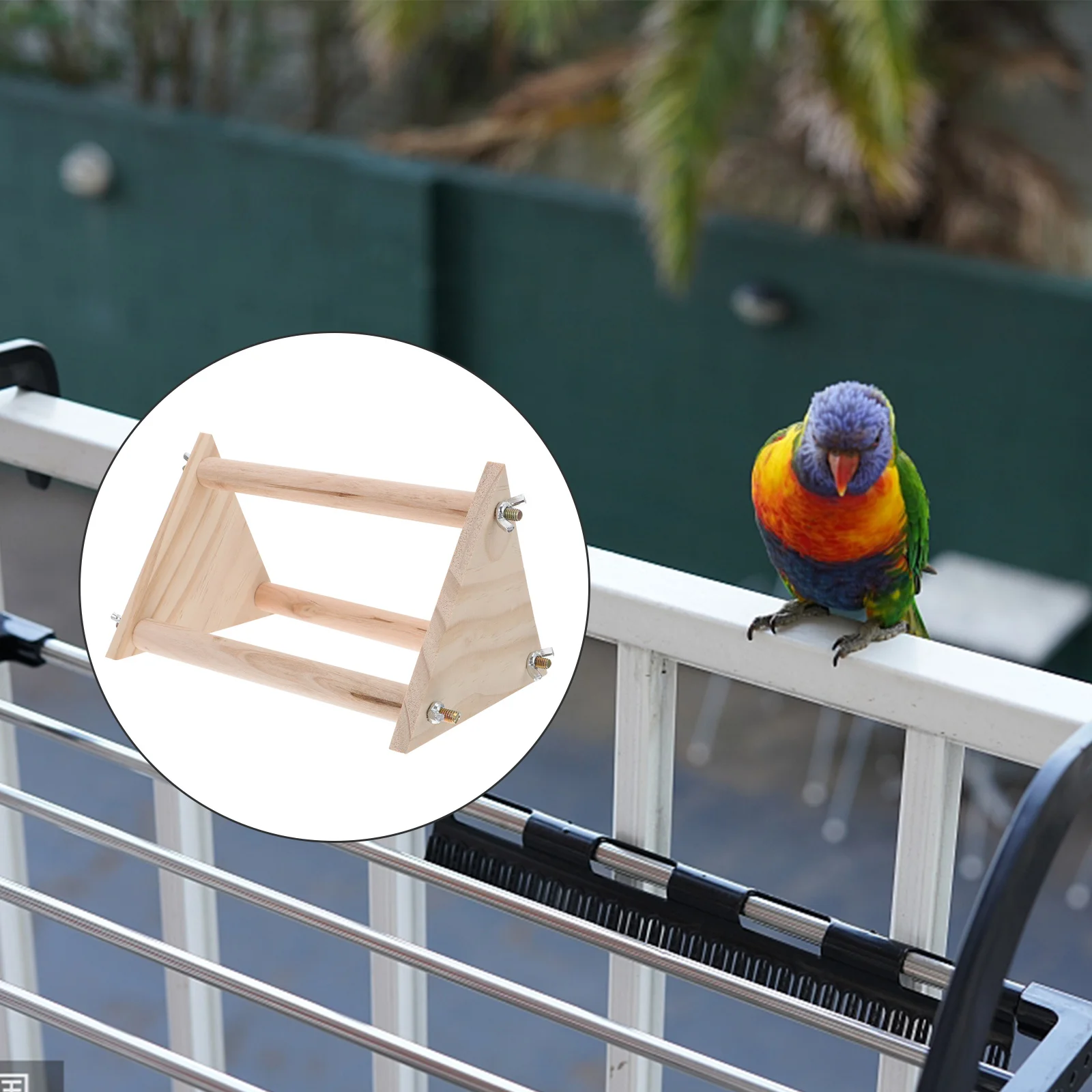 Perch Stand Wood Bird Parrot Chicken Rack Standing Cage Poultry Plaything Toy Rooster Toys Chick Pet Climbing Training Lovebird
Perch Stand Wood Bird Parrot Chicken Rack Standing Cage Poultry Plaything Toy Rooster Toys Chick Pet Climbing Training Lovebird