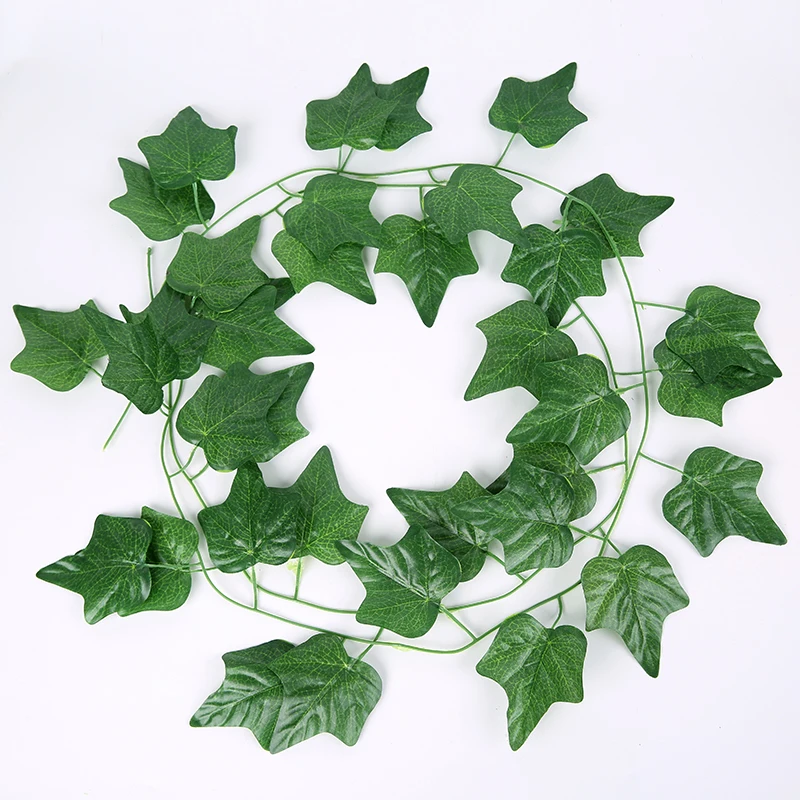 12pcs Fashion Artificial Green Radish Maple Leaf Home Decor Silk Wreath Romantic Party Wedding Artificial Flower Vine 2M
12pcs Fashion Artificial Green Radish Maple Leaf Home Decor Silk Wreath Romantic Party Wedding Artificial Flower Vine 2M