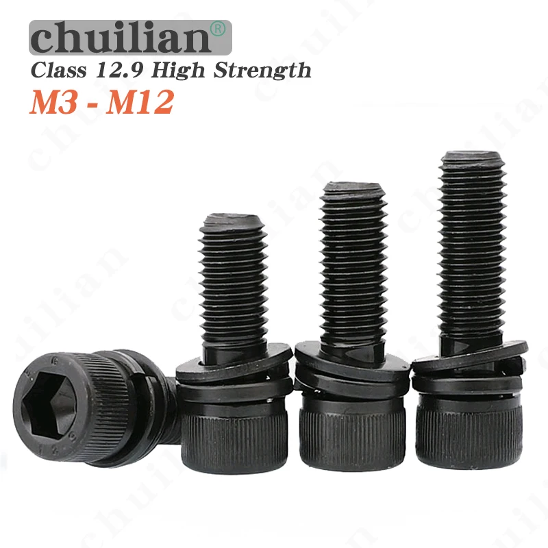 Hexagon Hex Socket Cup Head Screw Set M3 M4 M5 M6 M8 M10 M12 carbon steel material screws black color grade 12.9 for machinery
Hexagon Hex Socket Cup Head Screw Set M3 M4 M5 M6 M8 M10 M12 carbon steel material screws black color grade 12.9 for machinery