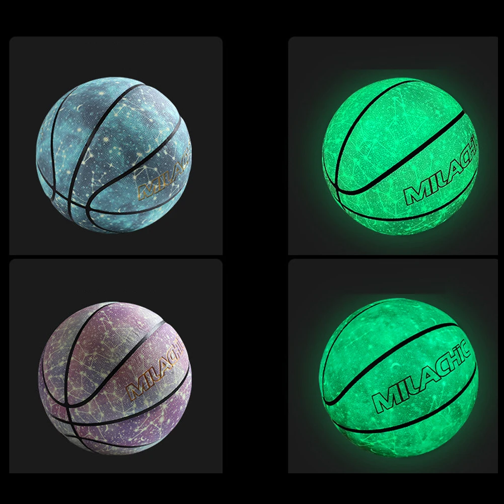 Outdoor Sports Night Glow Basketball Reflection Holographic Luminous #7 Basketball Standard Size Sports Gift Fluorescent Ball
Outdoor Sports Night Glow Basketball Reflection Holographic Luminous #7 Basketball Standard Size Sports Gift Fluorescent Ball