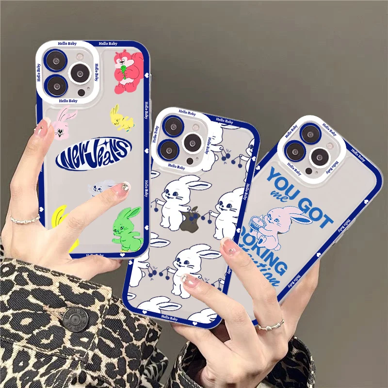 Kpop NewJeans Phone Case For iPhone 14 13 12 11 Pro Max Mini X Xs XR 6 7 8 Plus SE 2020 Transparent Case
Kpop NewJeans Phone Case For iPhone 14 13 12 11 Pro Max Mini X Xs XR 6 7 8 Plus SE 2020 Transparent Case