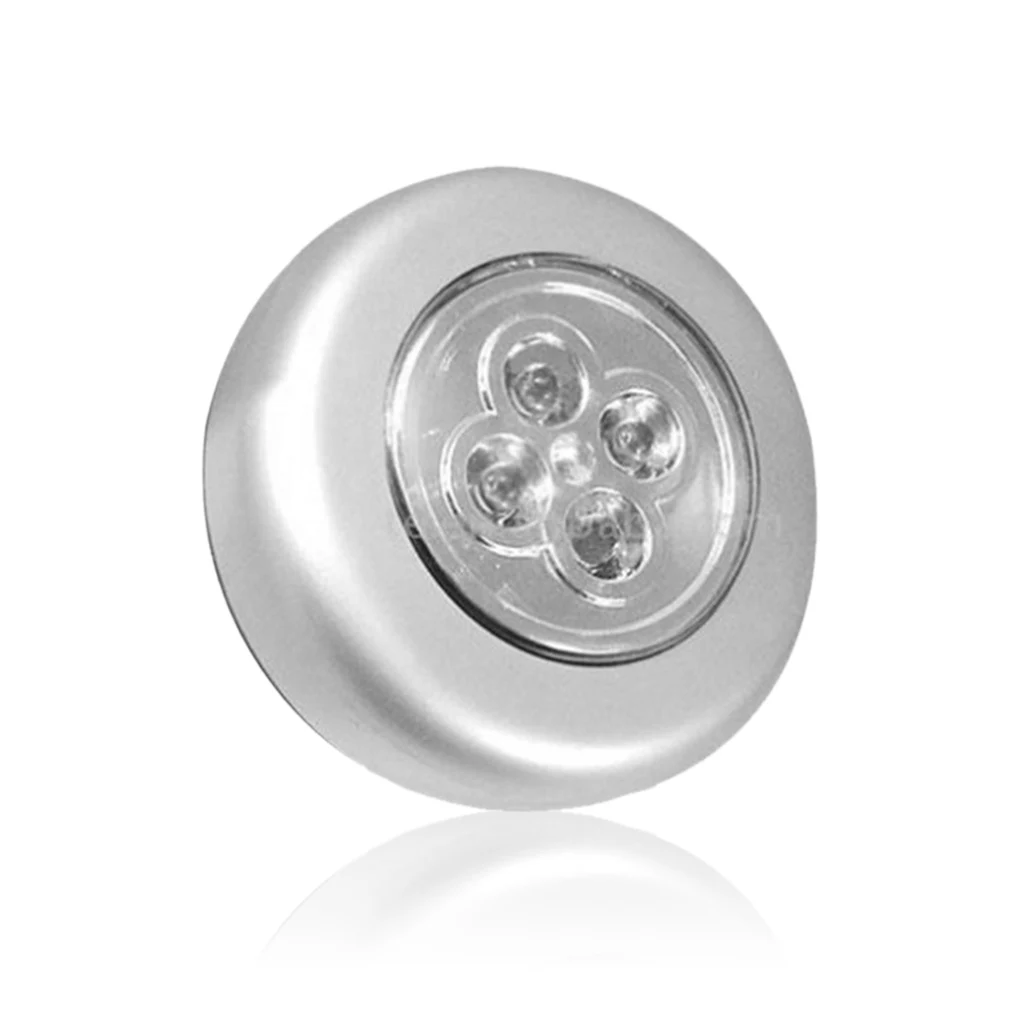 Car Ceiling Light 4LED Round Touch Night Lamp Cordless Self-adhesive Removable Cabinet Closet Light
Car Ceiling Light 4LED Round Touch Night Lamp Cordless Self-adhesive Removable Cabinet Closet Light