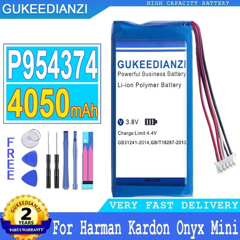 Bateria 4050mAh High Capacity Replacement Battery CP-HK07 P954374 For Harman/Kardon Onyx Mini Big Power High Quality Battery
Bateria 4050mAh High Capacity Replacement Battery CP-HK07 P954374 For Harman/Kardon Onyx Mini Big Power High Quality Battery