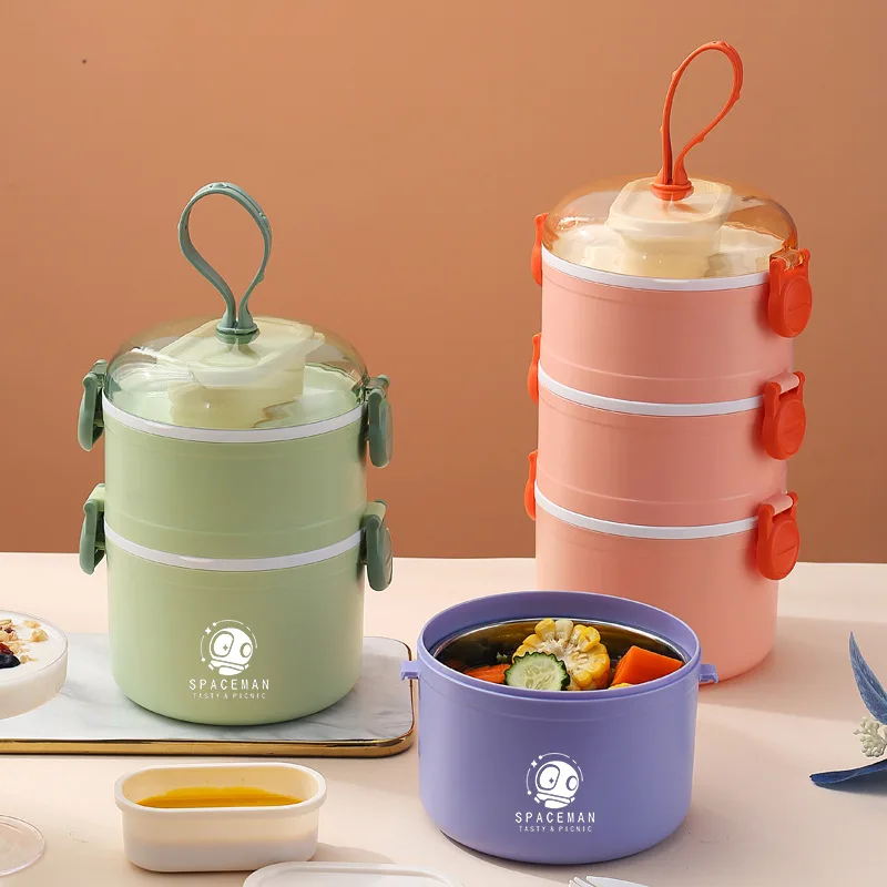 High Capacity Stainless Steel Lunch Box for Men Multilayer Insulated Food Meal Prep Containers Picnic Portable Salad Snack Box
High Capacity Stainless Steel Lunch Box for Men Multilayer Insulated Food Meal Prep Containers Picnic Portable Salad Snack Box