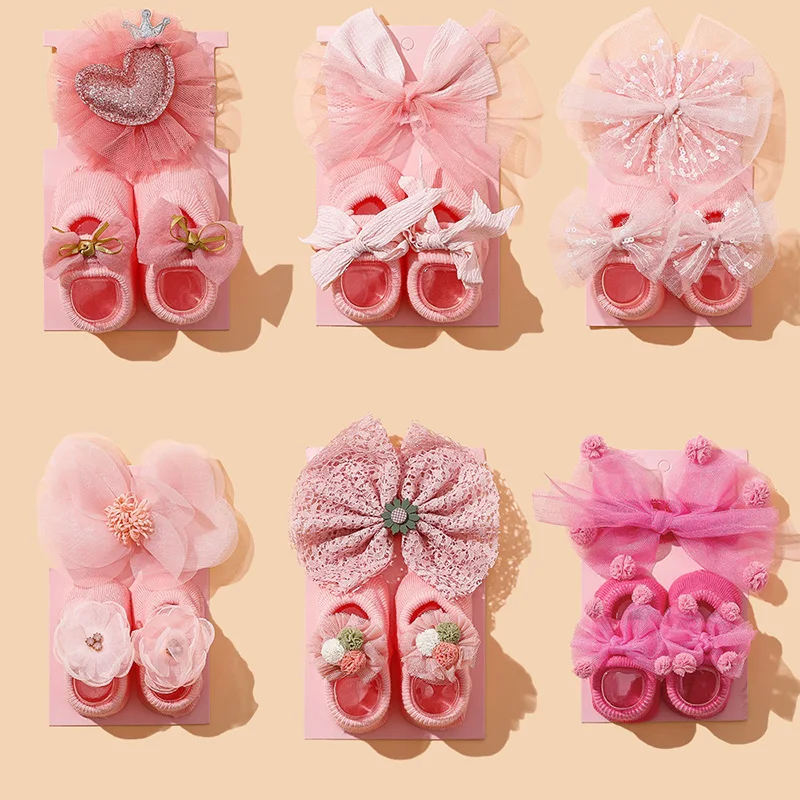 Sweet Princess Baby Girls Headband Socks Set Flower Bowknot Hair Band for Newborn Girls Headwear Toddler Baby Hair Accessories
Sweet Princess Baby Girls Headband Socks Set Flower Bowknot Hair Band for Newborn Girls Headwear Toddler Baby Hair Accessories