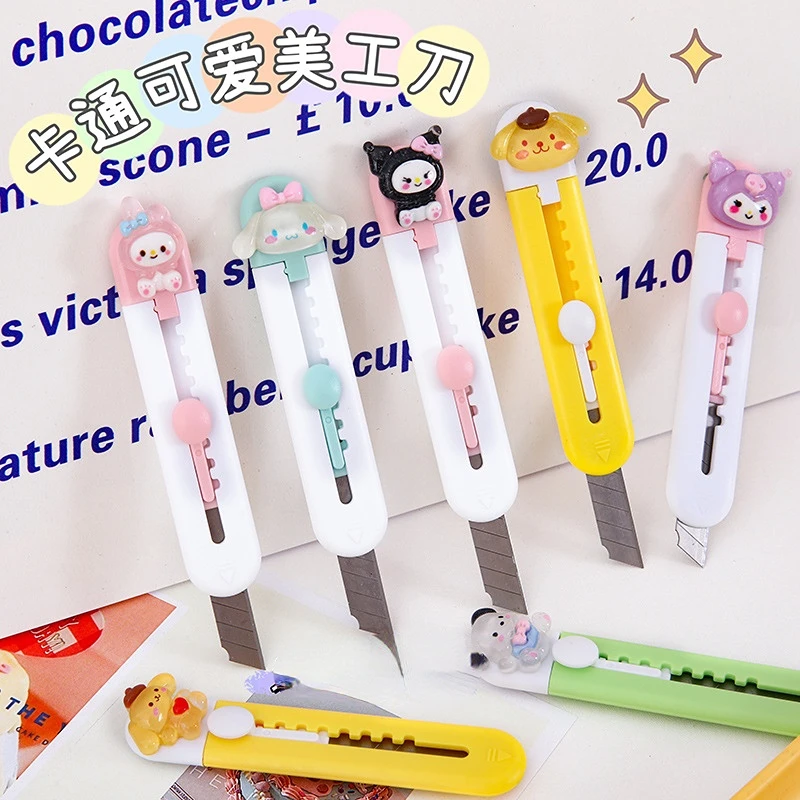 Cartoon Mini Art Knife Student Handbook with Paper Cutter Stationery Handmade Knife Demolition Courier Knife 3pcs
Cartoon Mini Art Knife Student Handbook with Paper Cutter Stationery Handmade Knife Demolition Courier Knife 3pcs