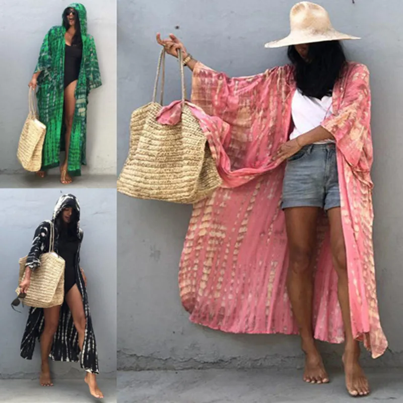 Bohemian Printed Women Beach Dress Bathing Suit Cover Up Summer Tunic For Women Hooded Beachwear Robe de plage
Bohemian Printed Women Beach Dress Bathing Suit Cover Up Summer Tunic For Women Hooded Beachwear Robe de plage