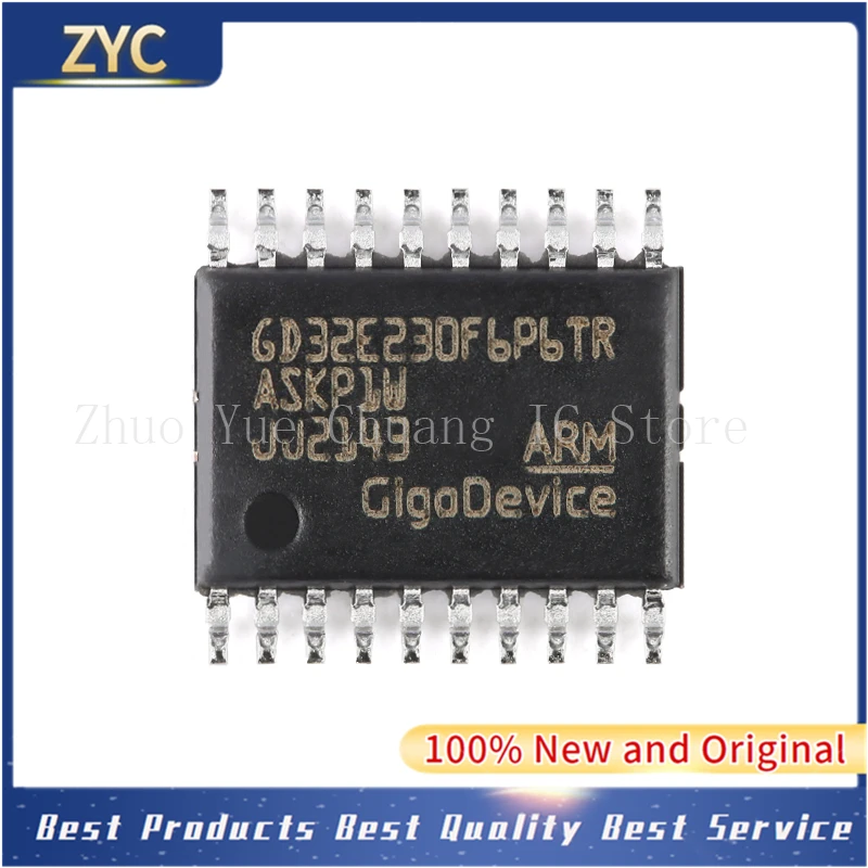 10 шт./лот GD32E230F6V6 E230F6 GD32E230F6V6TR LGA-20 ARM 100% Новый оригинальный микросхема MCU IC
10 шт./лот GD32E230F6V6 E230F6 GD32E230F6V6TR LGA-20 ARM 100% Новый оригинальный микросхема MCU IC