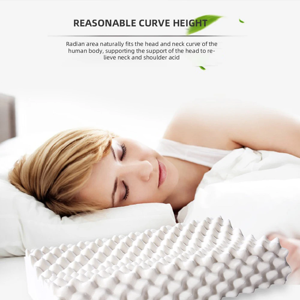 

Латексная подушка, массажные подушки для сна, Ортопедическая подушка, правильное положение шейного отдела позвоночника, подушка с эффектом памяти