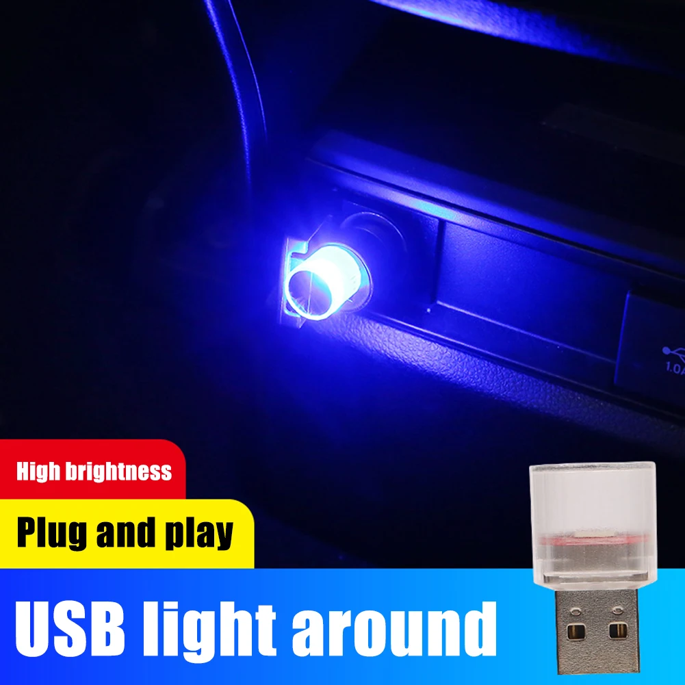 3pcs Mini LED USB Car Interior Light Atmosphere Ambient Decorative Lamp 7 Color Fast/Slow Flash High-quality
3pcs Mini LED USB Car Interior Light Atmosphere Ambient Decorative Lamp 7 Color Fast/Slow Flash High-quality